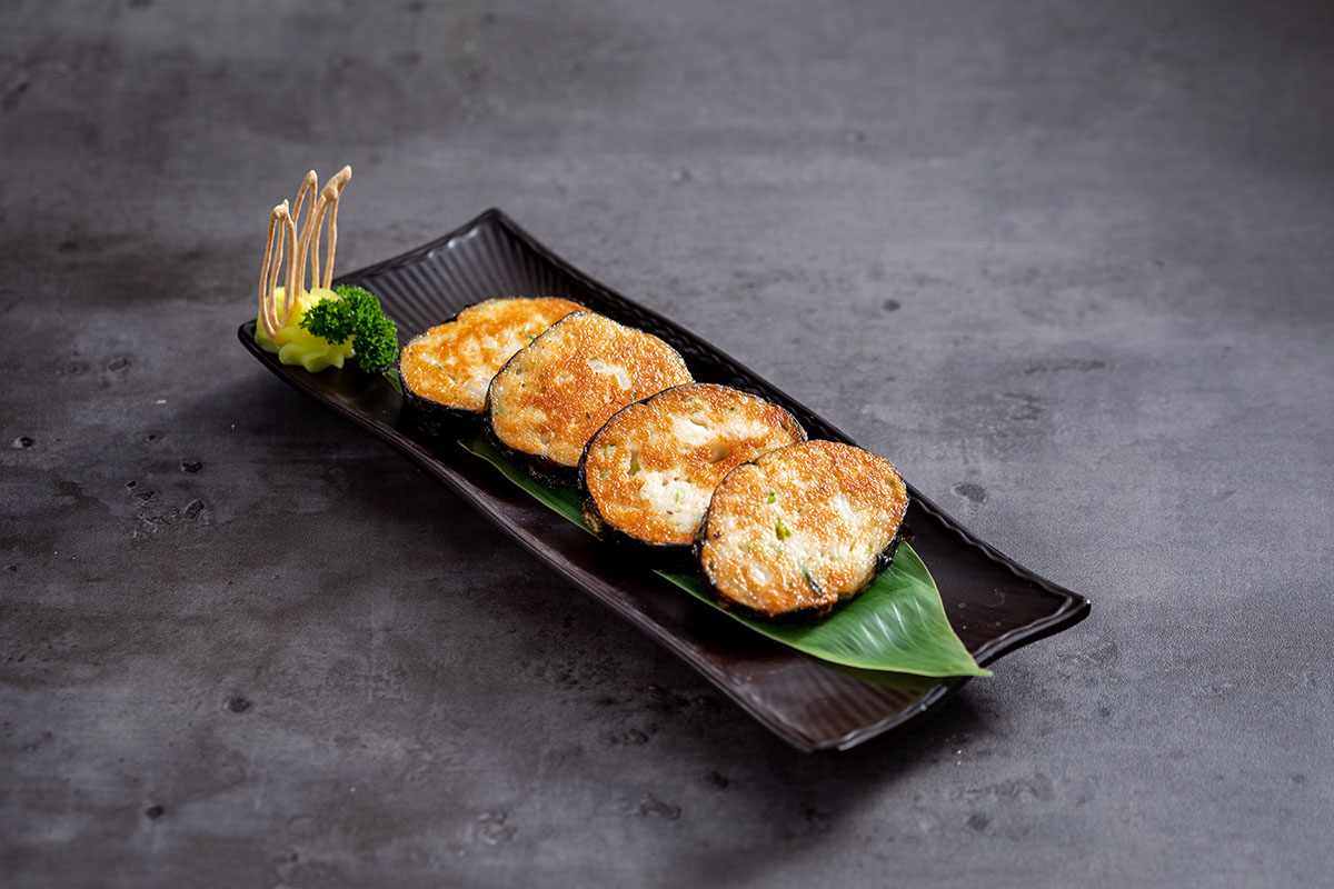 香煎紫菜墨魚餅